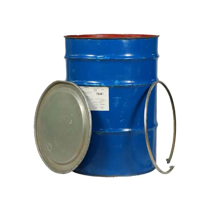 Бочка металлическая 216 литров Б/У (внутр.покрытие, крышка-хомут) — изображение 5