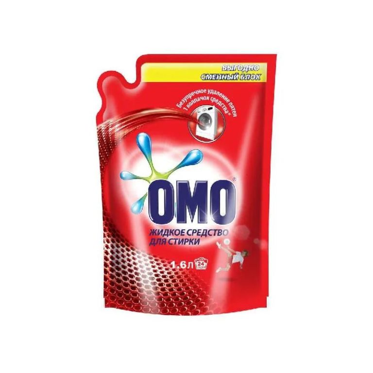 OMO жидкое средство для стирки в мягкой упаковке 1.6 л