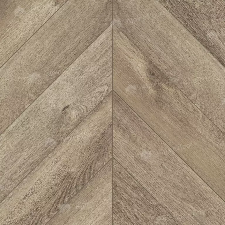 Виниловый ламинат Alphin Floor Chevron Дуб Натуральный Отбеленный 2,5 мм (упак = 1,97358 м2)