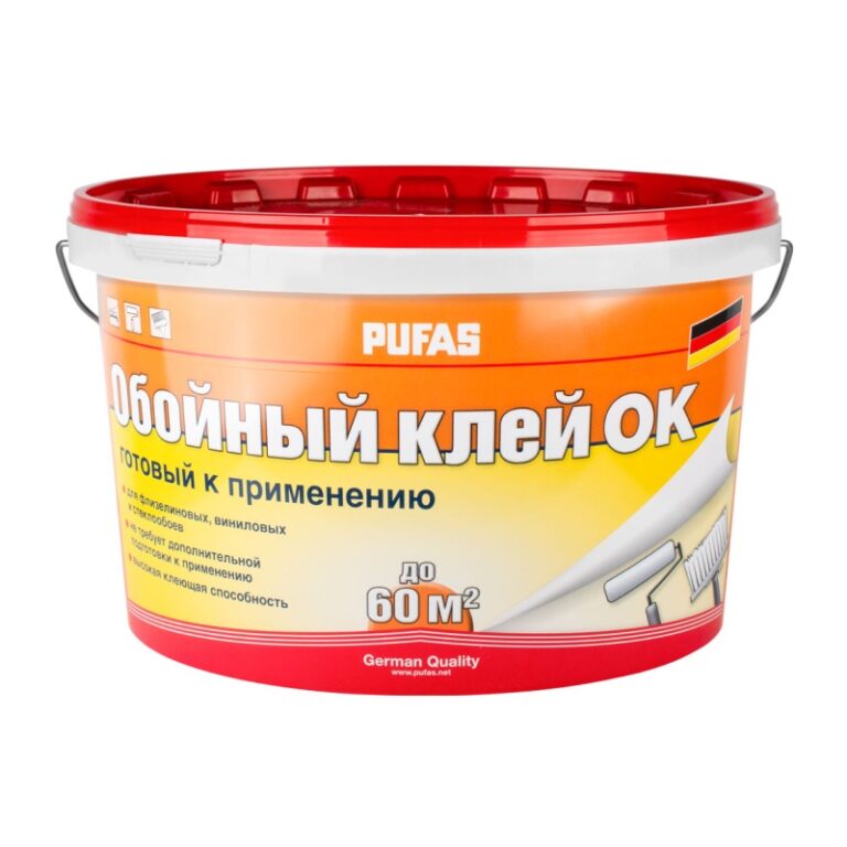 Клей для обоев универсальный Pufas (10 л = 10 кг) (ОК) — изображение 2