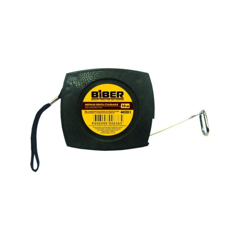 Мерная лента Biber 40203 стальная 30 м — изображение 2