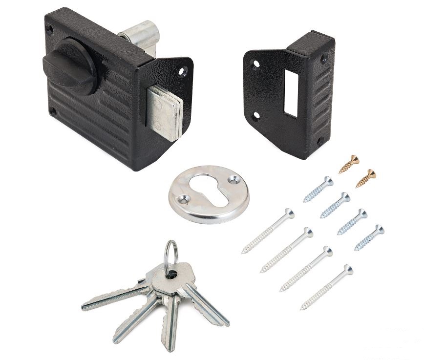 Д-град Зенит ЗН1-2.1 черный Замок накладной (16)