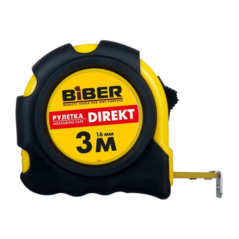Рулетка Biber 40102 Direkt 3 м/16 мм — изображение 2