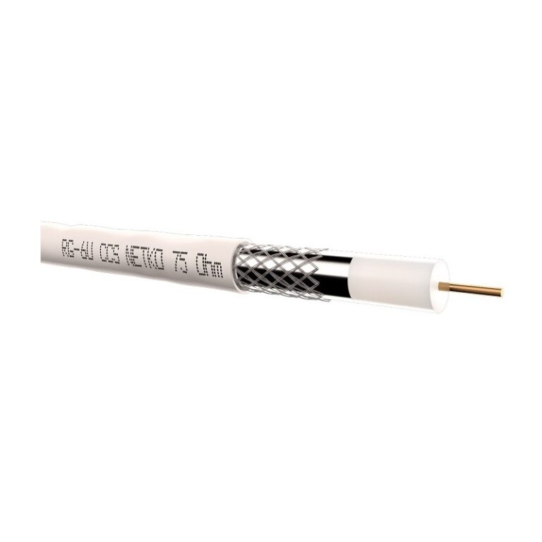 Кабель TV коаксиальный RG-6, 75 Ом, белый (1 п.м.) — изображение 3