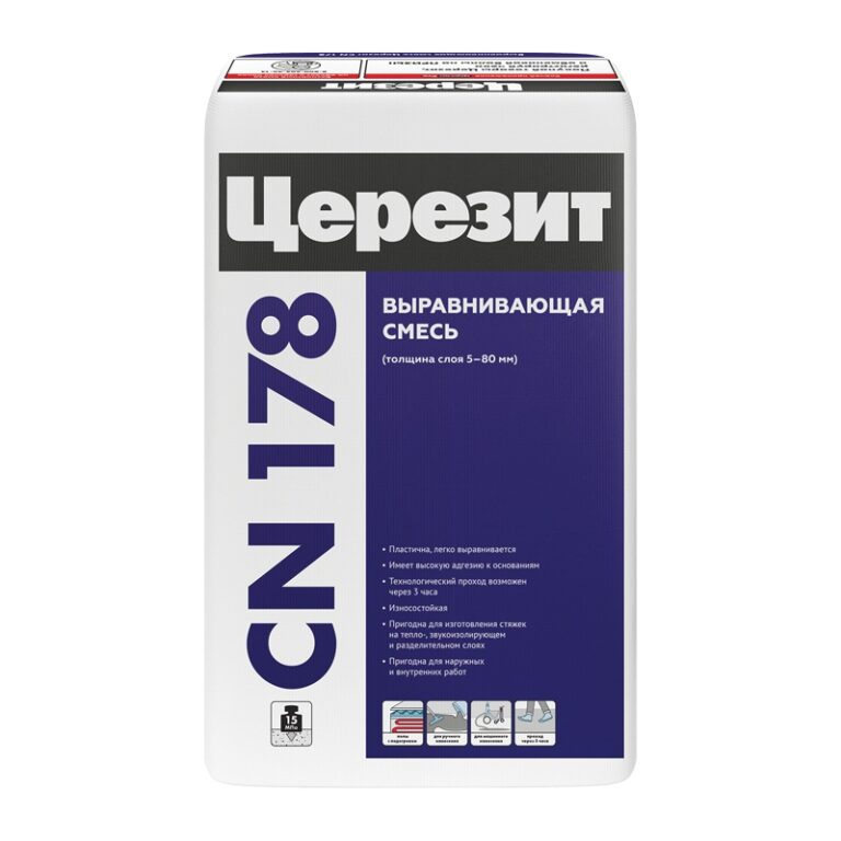 Смесь легковыравнивающаяся Церезит CN 178, 25 кг — изображение 2