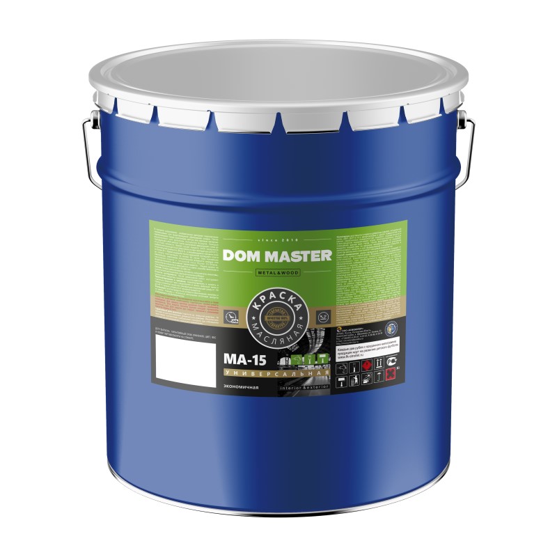 Краска масляная Novocolor МА-15 сурик железный (25 кг) — изображение 2