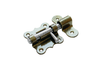 Засов Домарт дверной фигурный ЗДФ- 60 бронза антик (10)