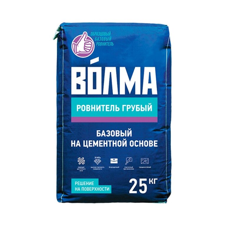 Напольная смесь цементная Волма Ровнитель грубый, 25 кг — изображение 2