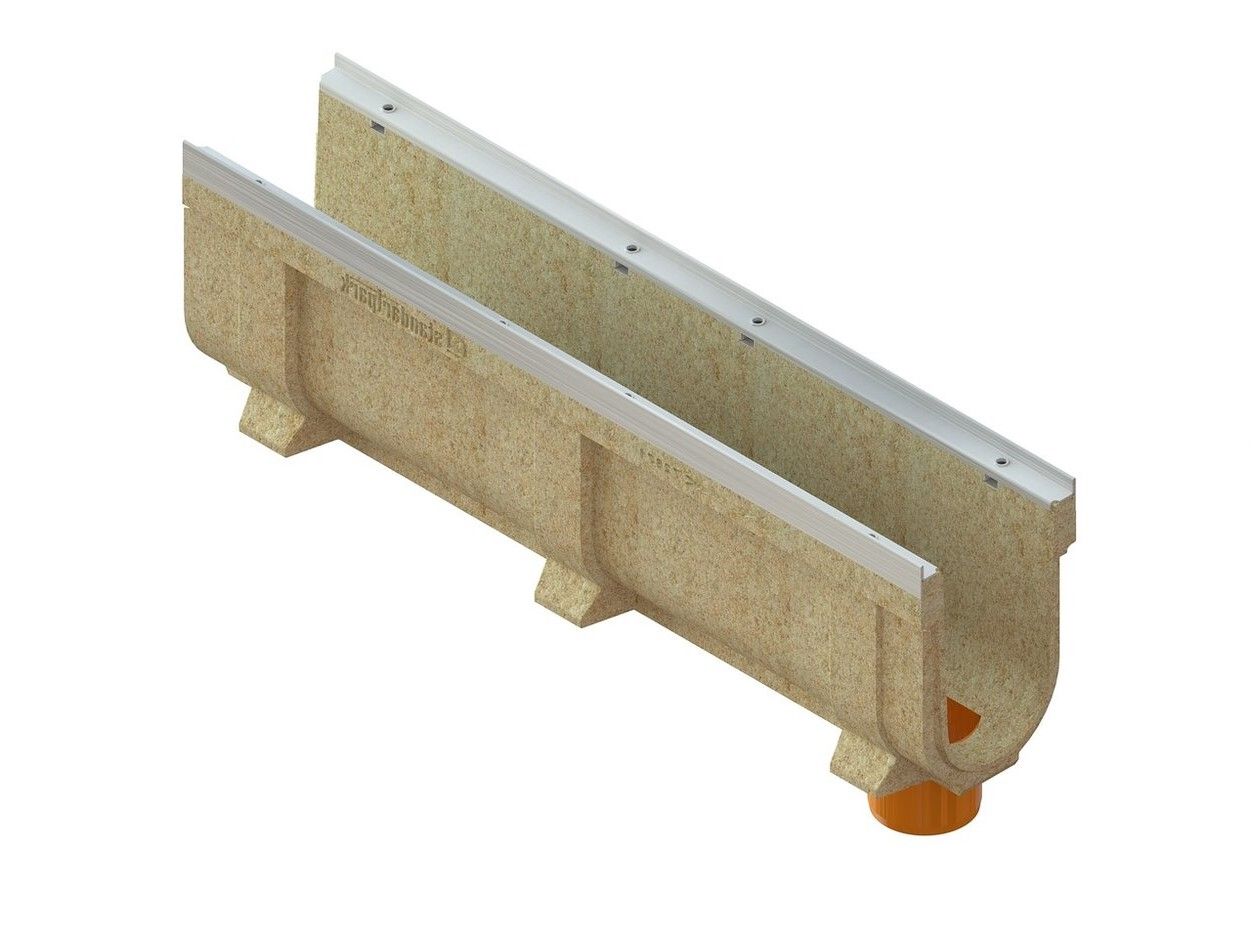 Лоток водоотводный CompoMax Drive полимербетонный усиленный Н310 кл.С,D,Е — изображение 2