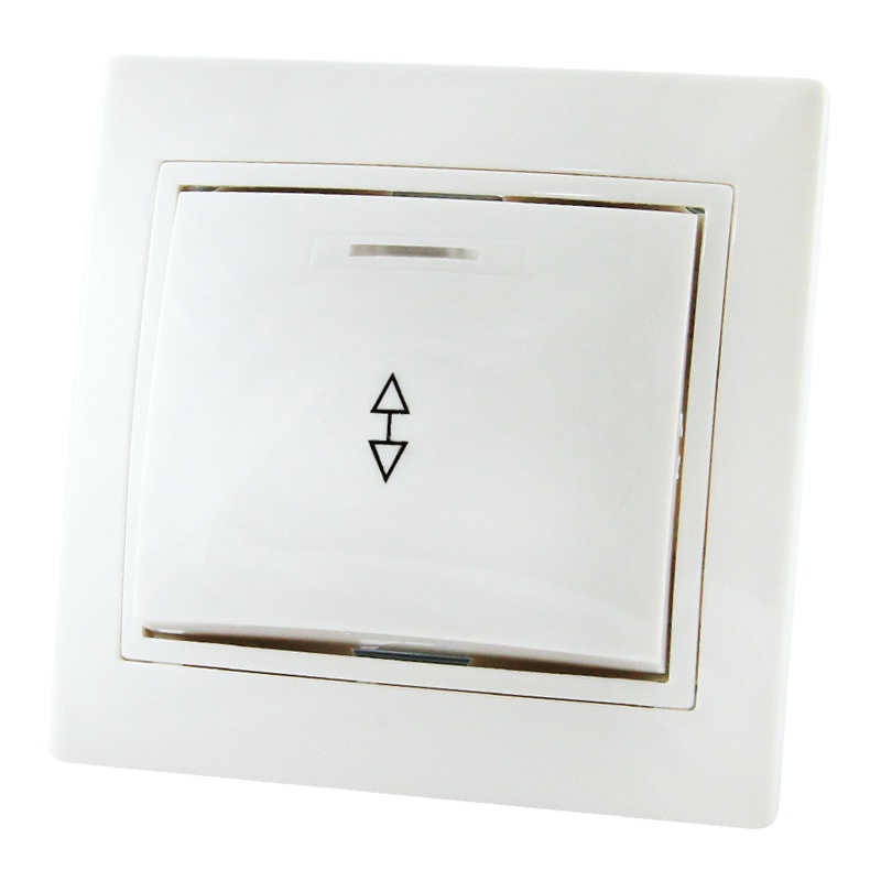 Переключатель с/у Таймыр SQ1814-0008, 1 клавиша, с/инд, белый — изображение 2