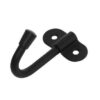 Домарт крючок-вешалка одинарный черный (50)