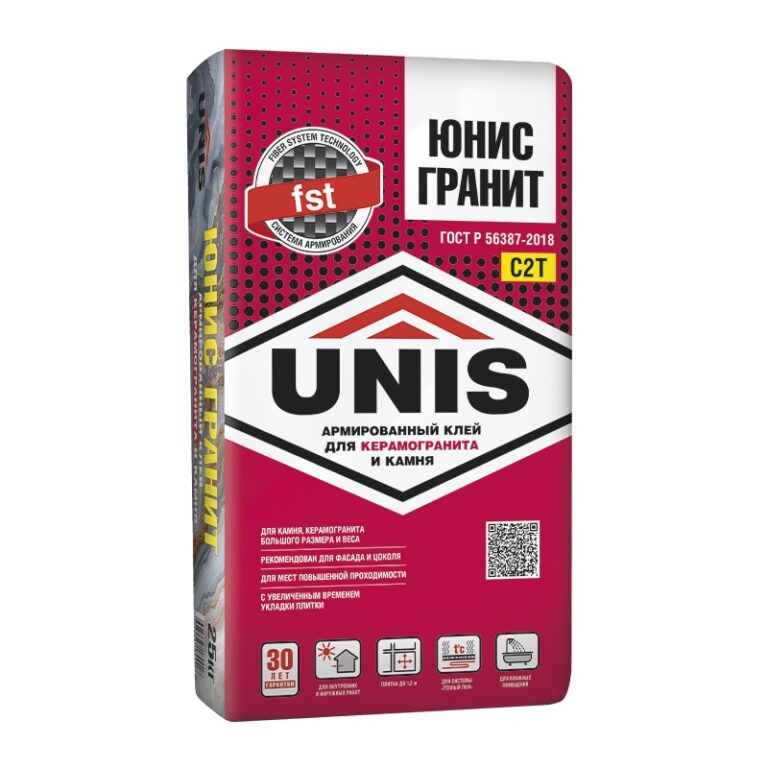 Клей для плитки Unis Гранит (25 кг) — изображение 2