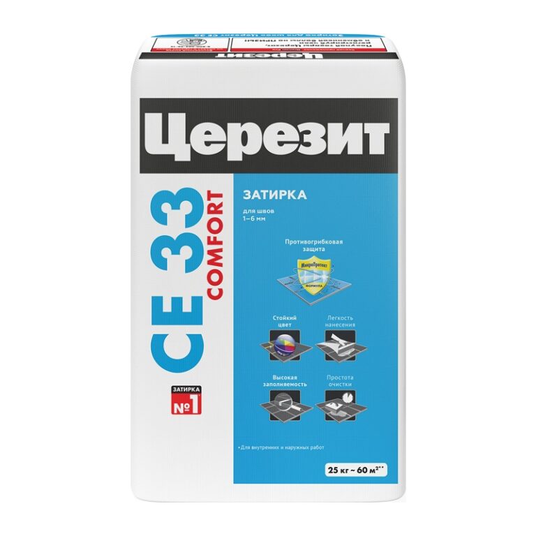 Затирка Церезит CE 33 S №07 серый, 25 кг — изображение 3