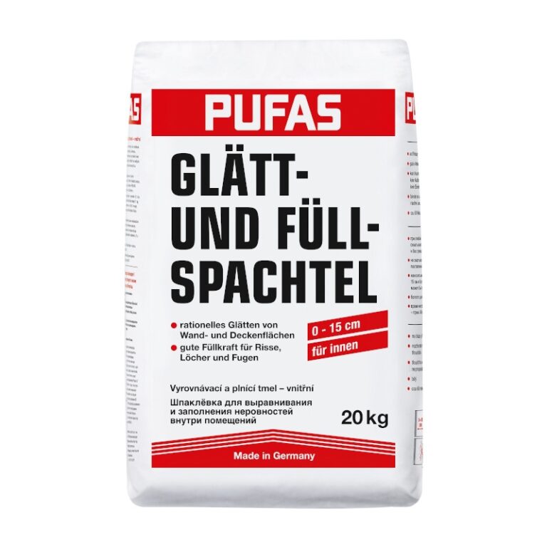 Шпаклевка гипсовая Pufas N3 Glatt und Fullspachtel, 20 кг — изображение 2