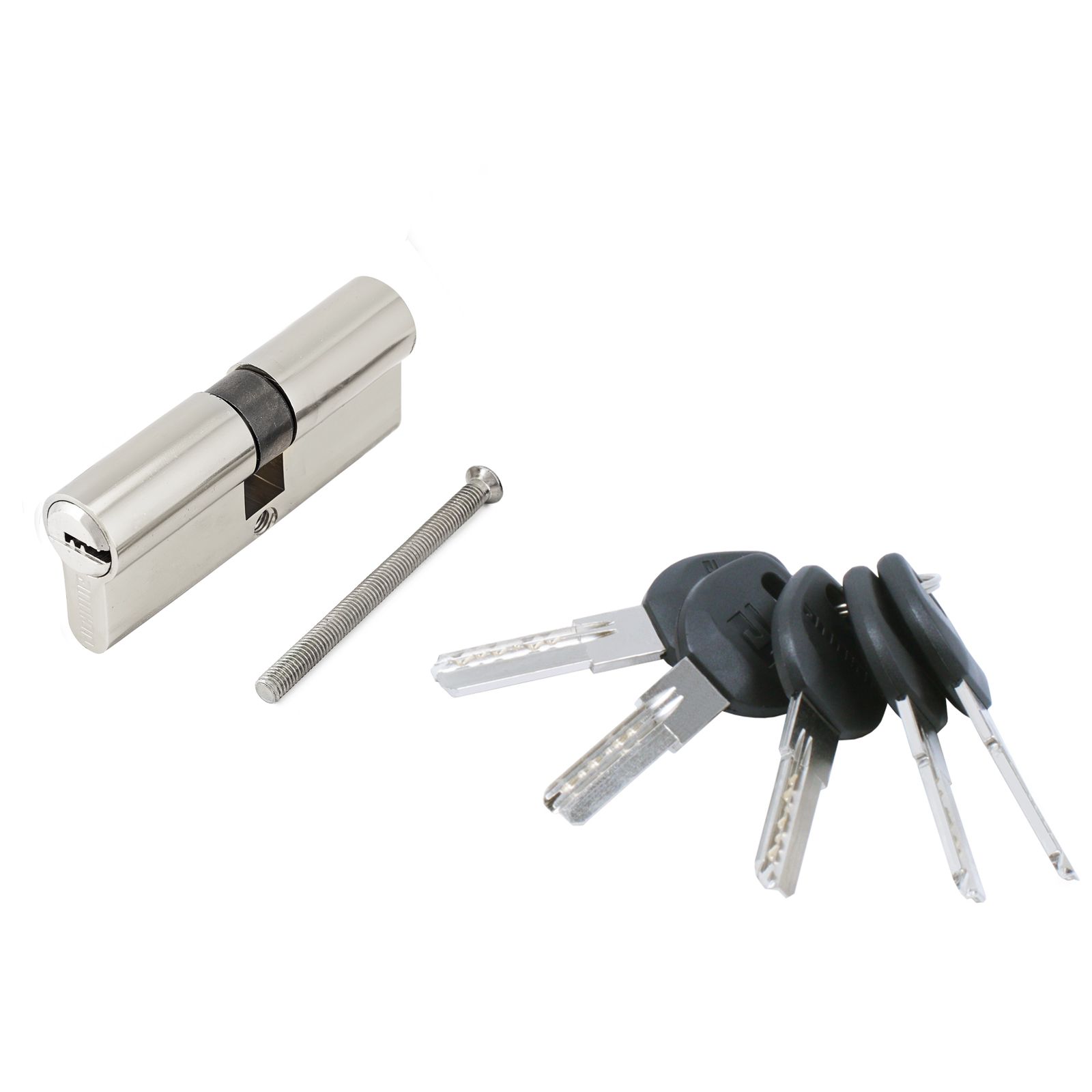 АЛЛЮР HD F 80-5К CP (40x40) хром перф.кл Цилиндровый механизм (50,10)