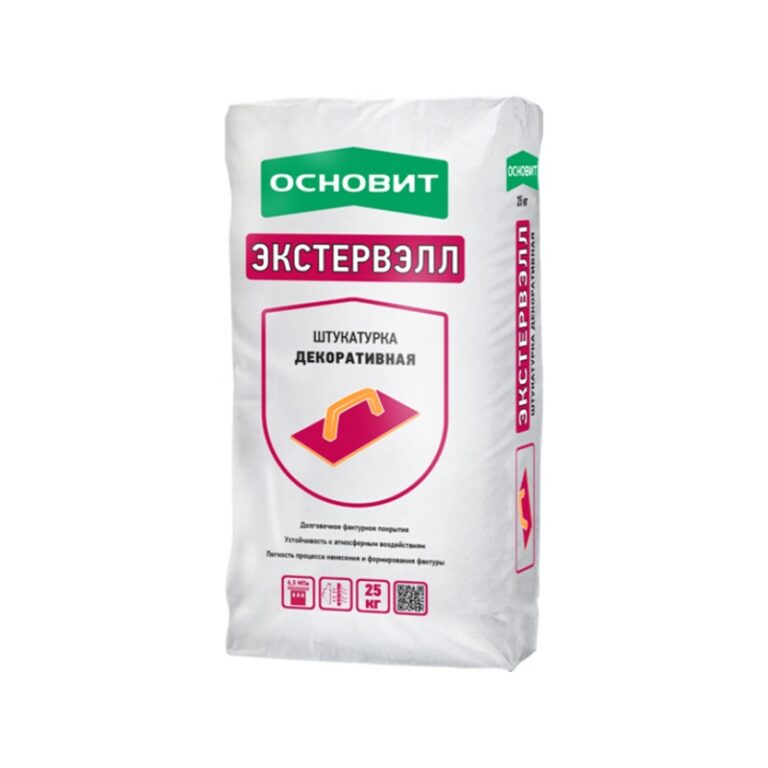 Штукатурка декоративная Основит Шуба Экстервэлл OS-2,0 GS серая, 25 кг — изображение 2