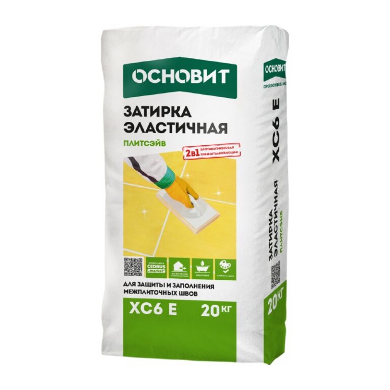 Затирка эластичная Основит Плитсэйв XC6 E багамы 031, 20 кг — изображение 3