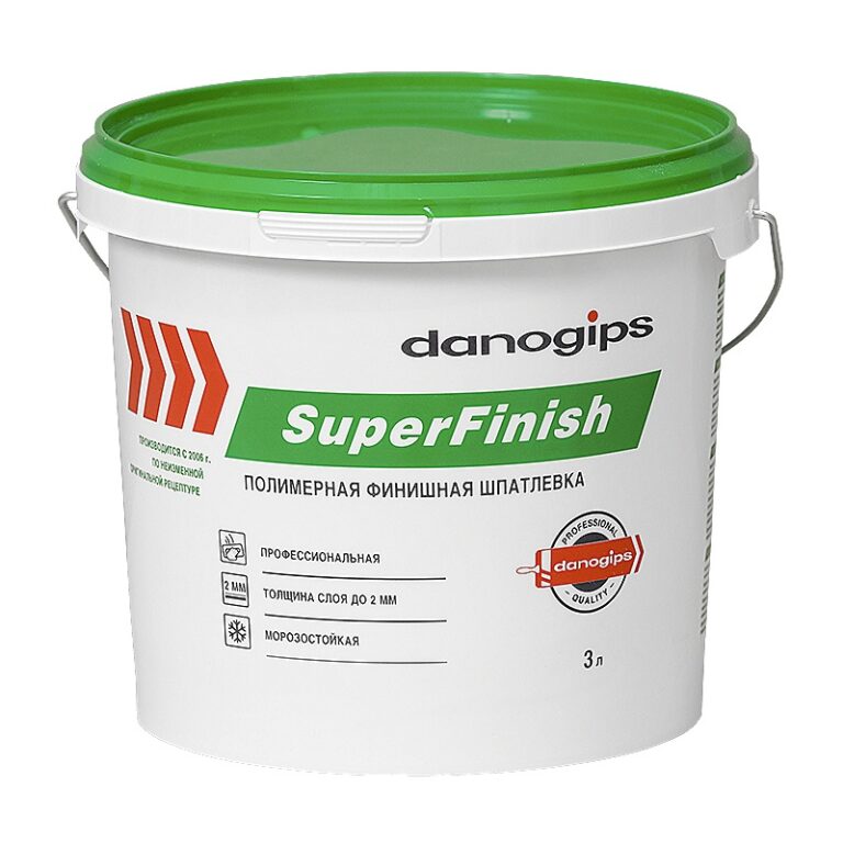 Шпаклевка Danogips SuperFinish готовая (5 кг) — изображение 2