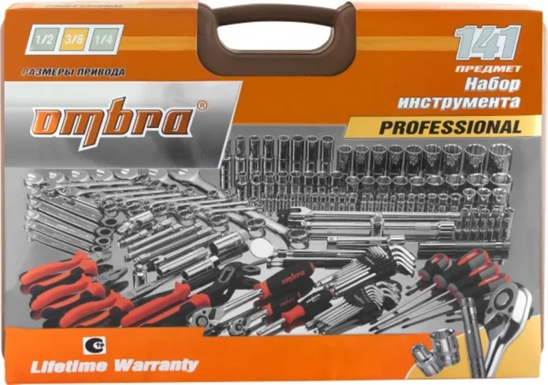 "Набор инструмента универсальный 1/4"", 3/8"" и 1/2""DR, 141 предмет, OMT141S 062-55462" — изображение 3