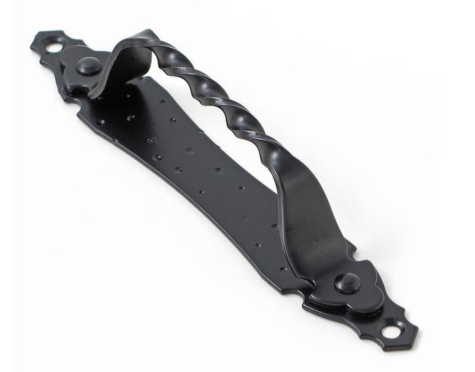 Н.Новгород РС-80-SL "Декор 1" черный мат. Ручка-скоба (10)