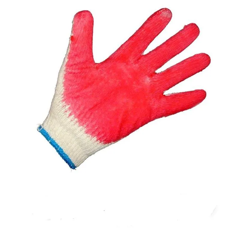 Перчатки х/б с одним латексным покрытием