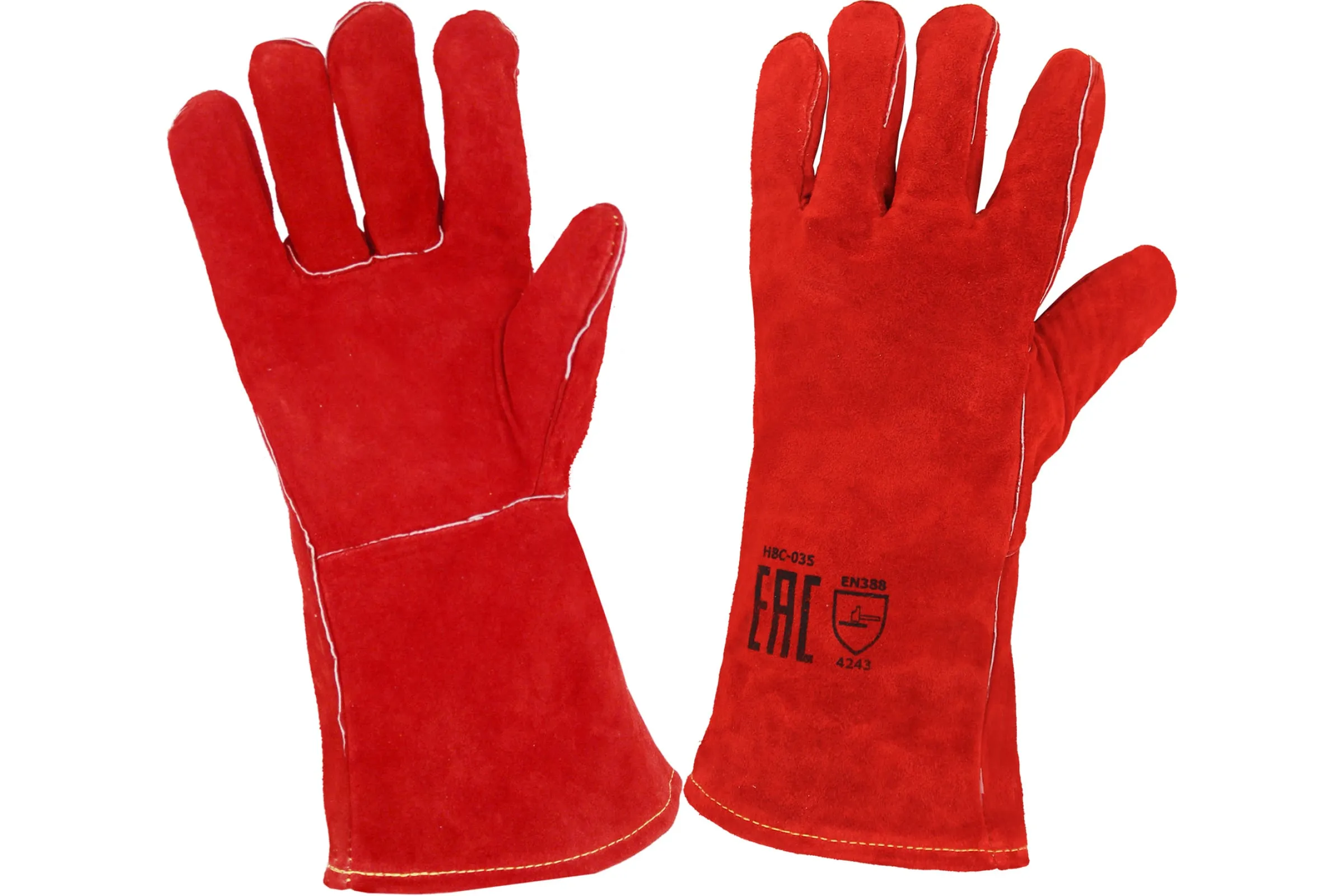 Краги спилковые ТРЕК утепленные — изображение 2