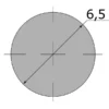 Катанка 6.5, длина 6 м, марка Ст3