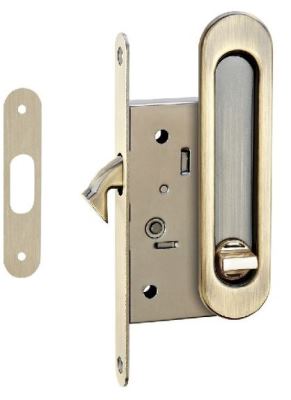 Ручки с замком для раздвижных дверей TIXX бронза античная SDH-BK 501 AB (50)