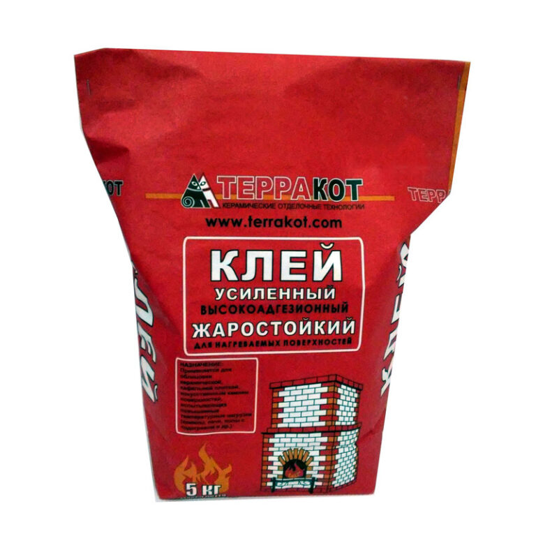 Клей для печной плитки жаростойкий Терракот, 5 кг — изображение 2