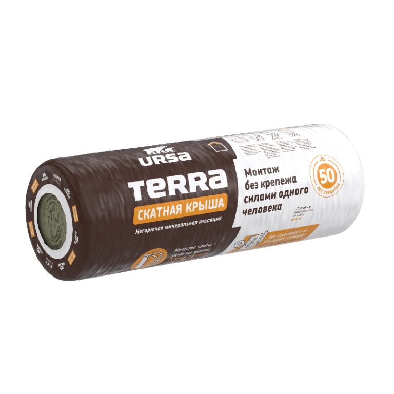 Утеплитель Ursa Terra 35QN Скатная крыша 3900х1200х150 мм, 1 шт — изображение 3