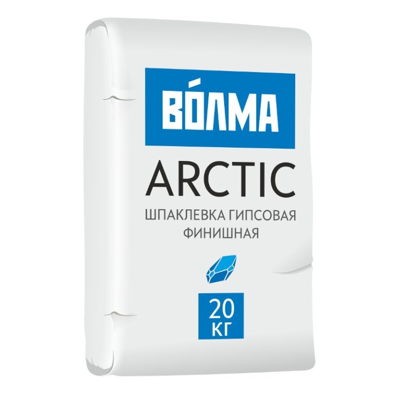 Шпаклевка гипсовая финишная Волма Arctic, 20 кг — изображение 2