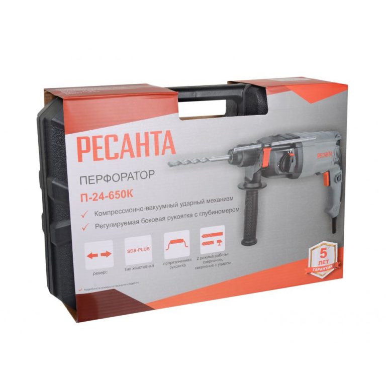 Перфоратор П-24-650К Ресанта