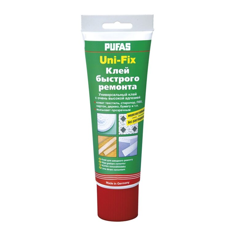 Клей для швов и быстрого ремонта Pufas Uni-Fix (0,06 кг) — изображение 2