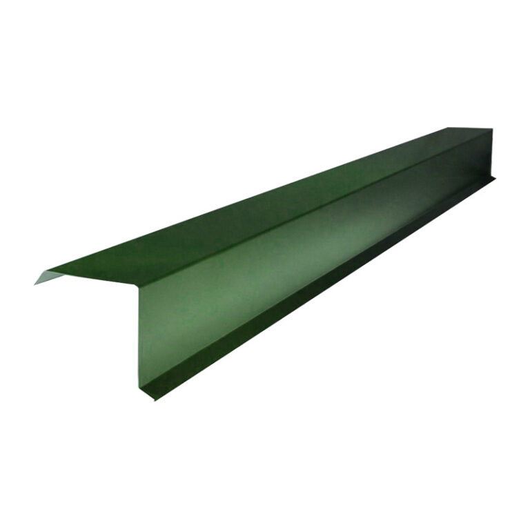 Планка торцевая для металлочерепицы, RAL 6005, 2 м — изображение 2
