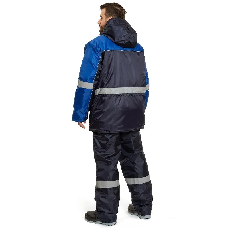 "Костюм мужской утепленный ""Борей- Экстра"" цв.василек/синий СОП р.56-58/5-6"