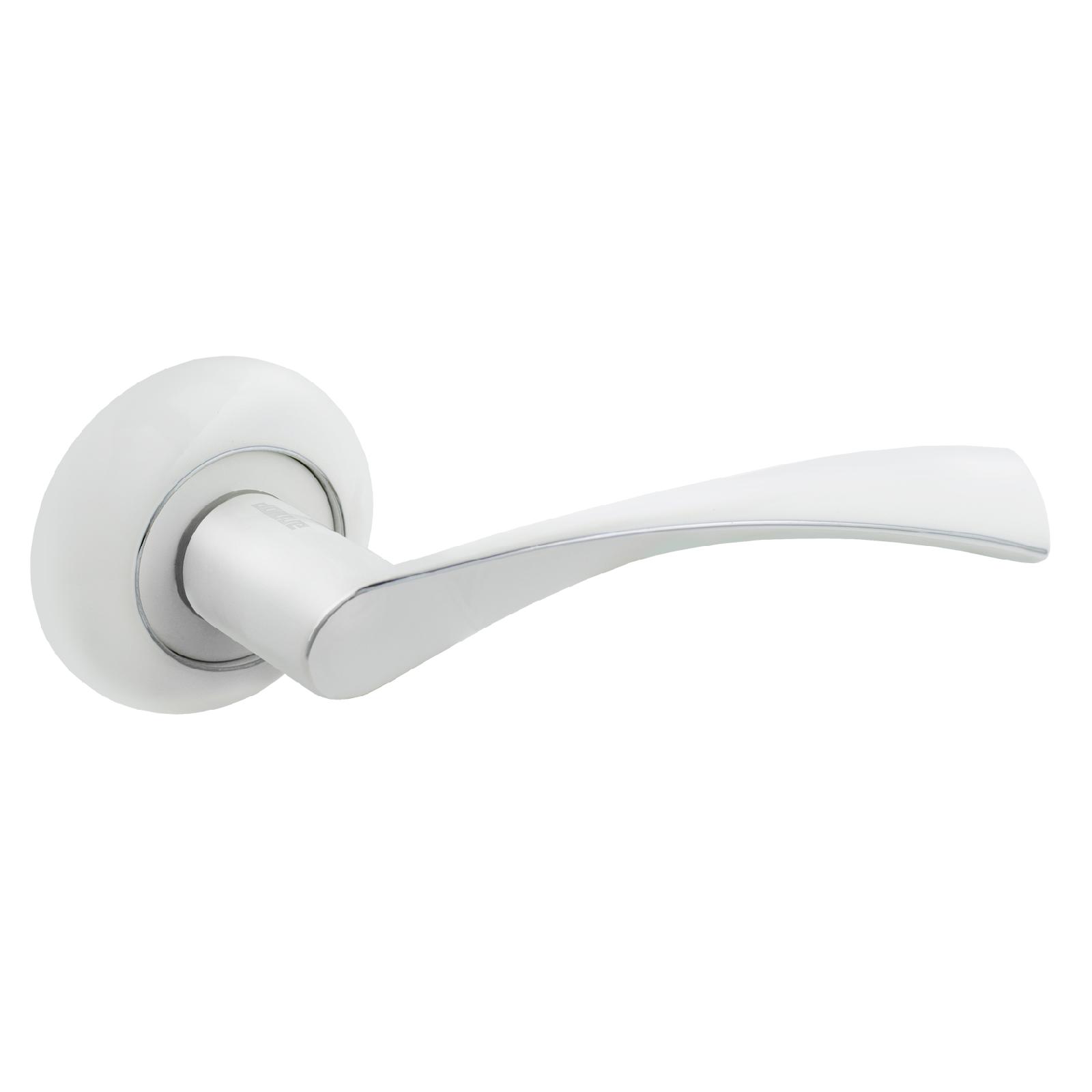 АЛЛЮР АРТ "ОСКАР" W/CP (13112) белая/хром С НАКЛАДКОЙ Комплект ручек (20)