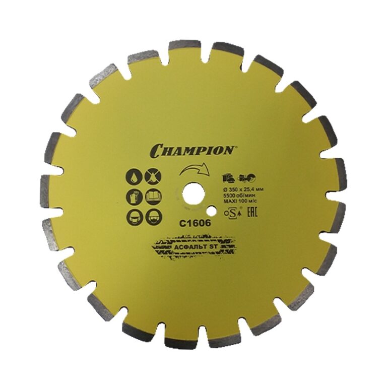 Диск алмазный Champion С1606 асфальт 350х25,4х10 — изображение 2