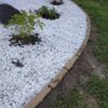 Декоративный бордюр Камешки песочный