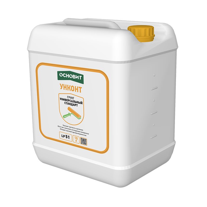 Грунт УНКОНТ СТАНДАРТ Основит LP51 (Т-51) универсальный (10 л) — изображение 2
