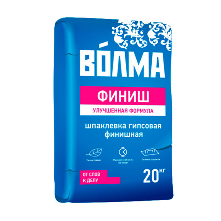 Шпаклевка гипсовая финишная Волма Финиш, 20 кг — изображение 2