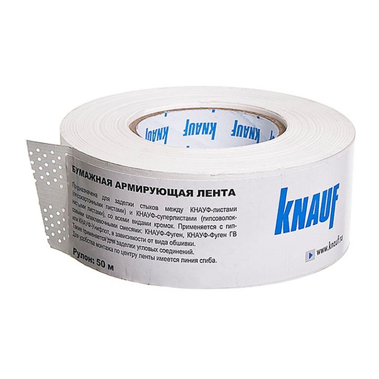 Лента бумажная для швов ГКЛ Knauf, 50 м — изображение 2