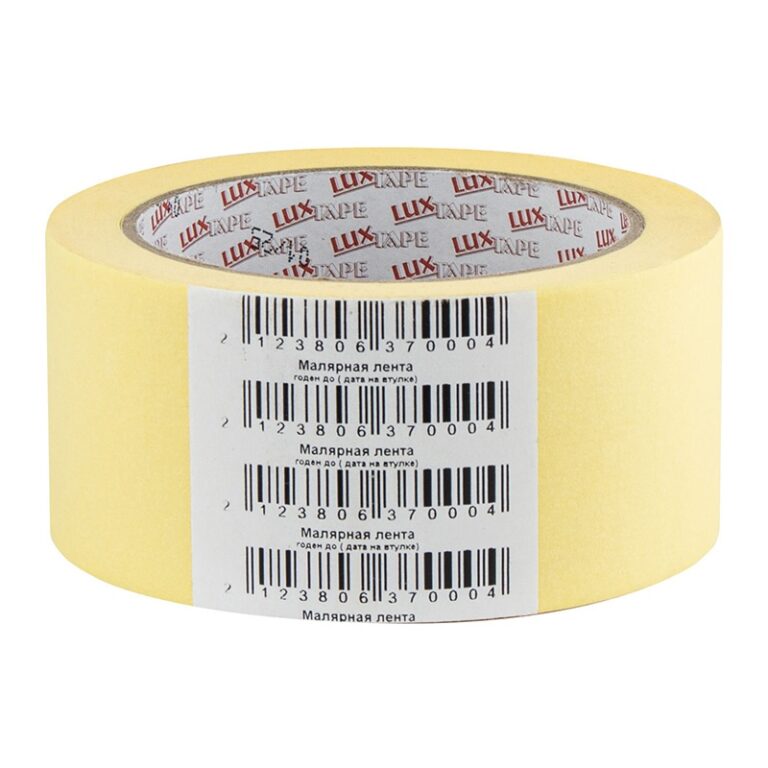 Лента малярная Luxtape, жёлтая, 50 мм х 50 м — изображение 2