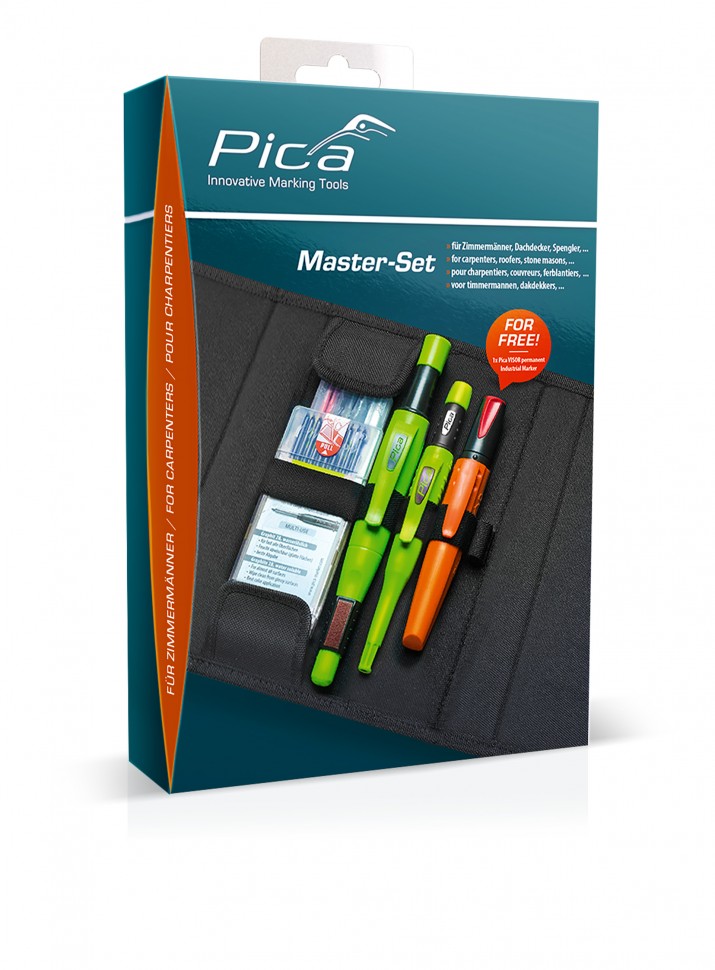 Набор карандашей и маркеров PICA Master-Set 55030 Carpenter