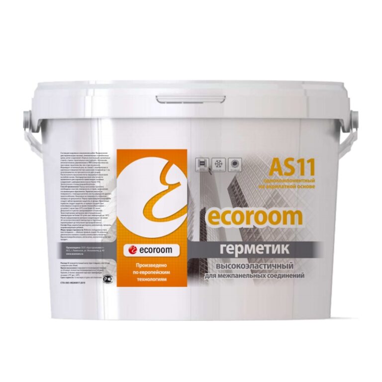 Герметик акриловый Ecoroom AS-11 для межпанельных швов белый (7 кг) — изображение 2