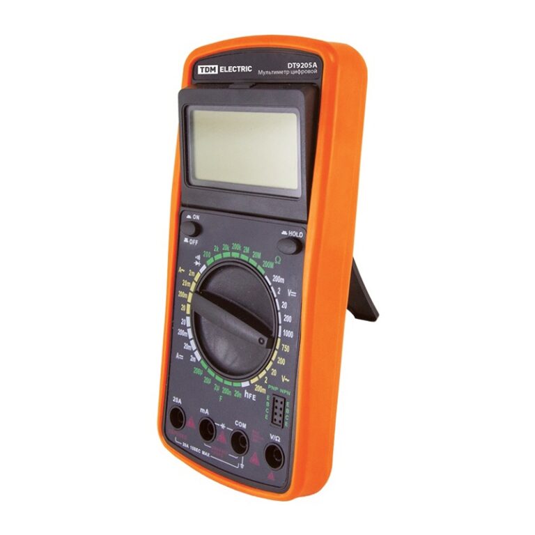 Мультиметр цифровой DT9205A 20А, 1кВ|200МОм, 200мкФ, звук — изображение 2