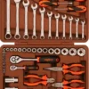 "Набор инструмента универсальный 1/4"", 1/2""DR, 55 предметов, OMT55S 062-55005"