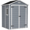 Сарай "Манор 6x5DD" (размеры 175 x 145 см), серый