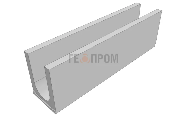 Лоток водоотводный бетонный Standart DN150 h=190