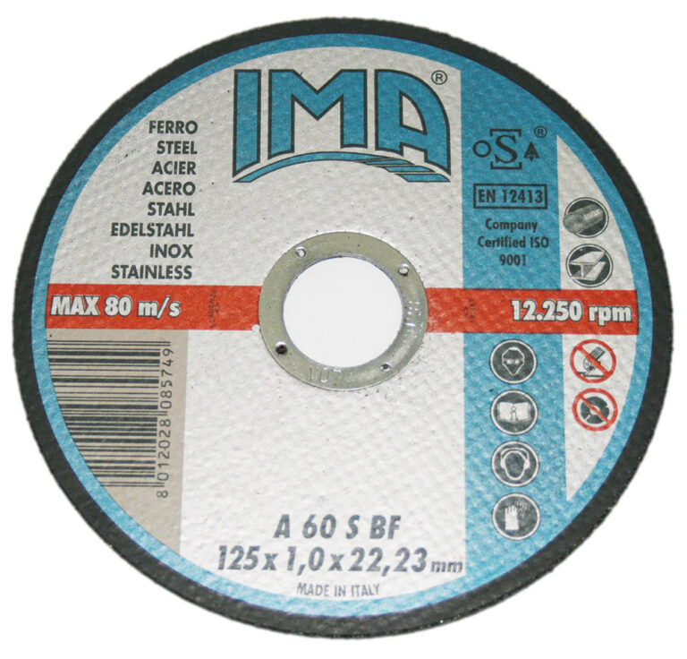 Абразивный отрезной круг IMA METAL/INOX 125х1,0х22,23мм A60S