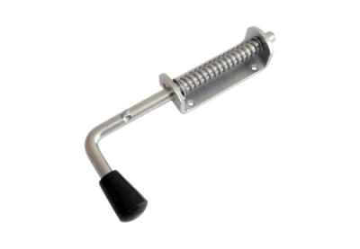 Засов Домарт пружинный (110) 220мм мод.2 цинк d-13мм (10)